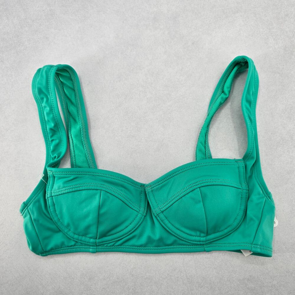 Xhilaration Green Demi Padded Bra Beach Bikini Bralette Swim Top S Small